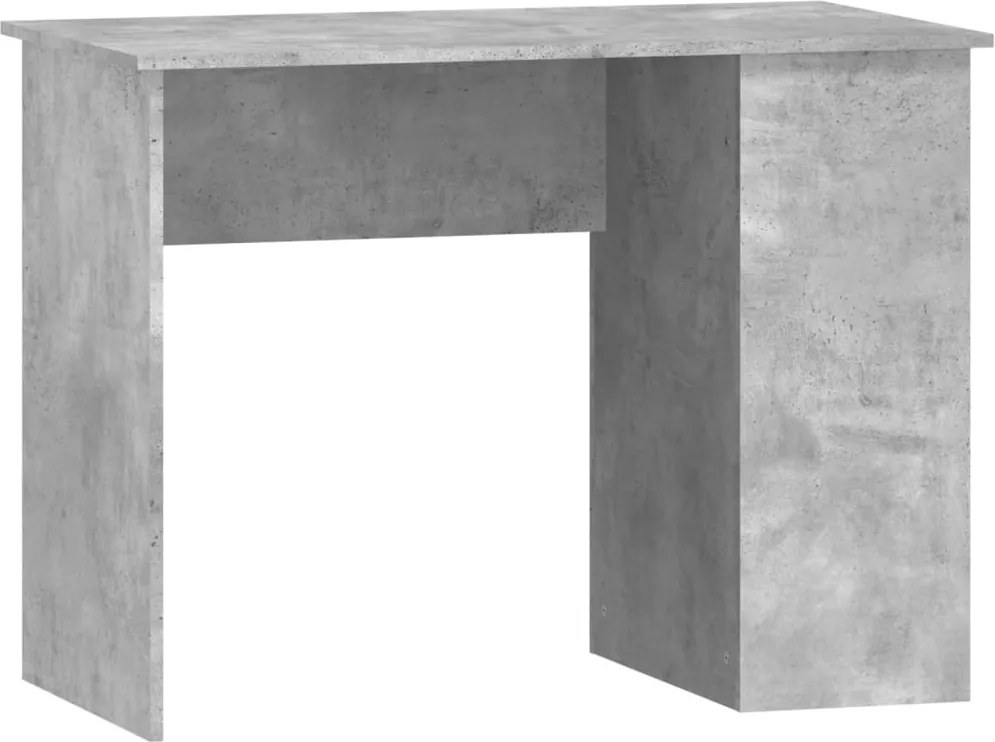 vidaXL betonszürke szerelt fa íróasztal 100 x 55 x 75 cm