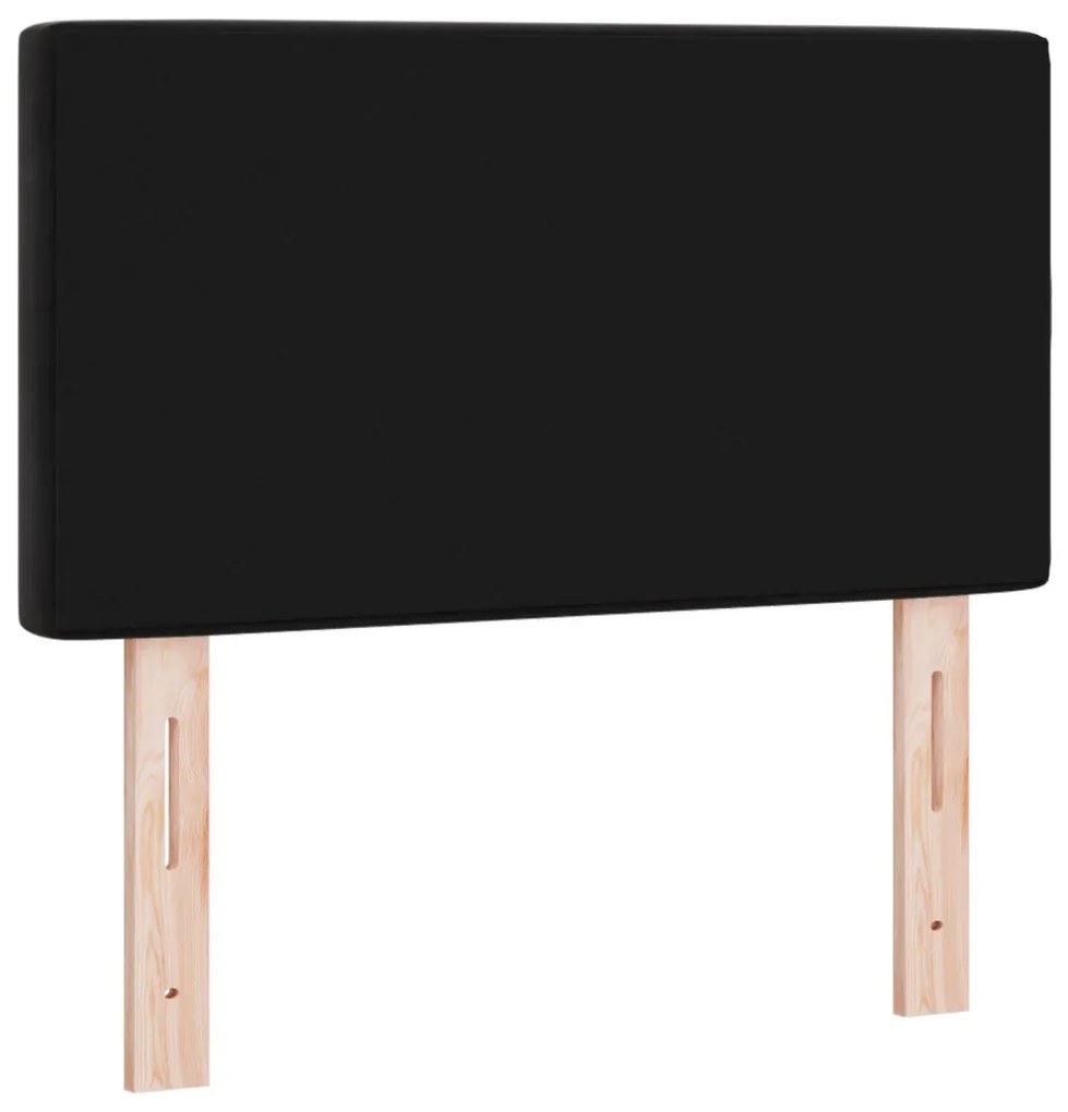 Fejtámla Kristálygombos Tűzött Fekete 80 cm Velúr