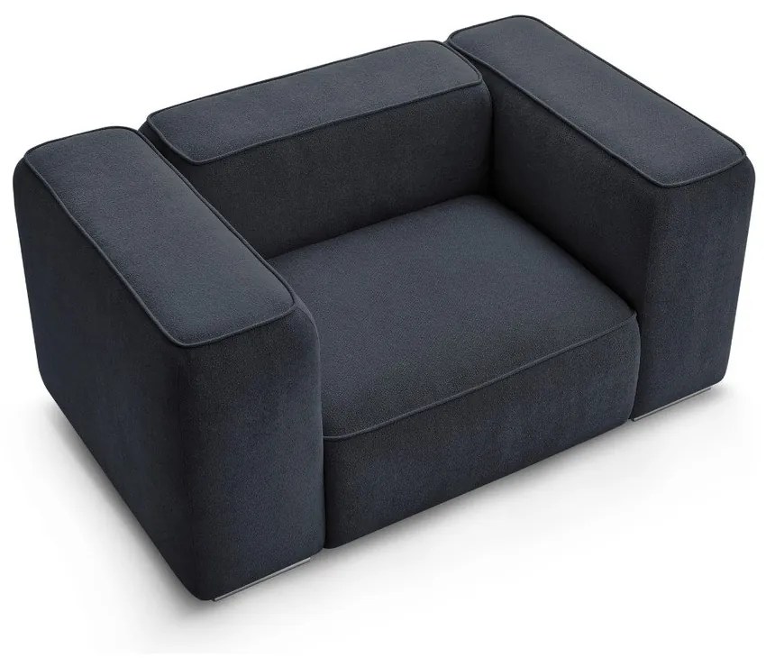 Sötétkék fotel Zephyr – Bobochic Paris