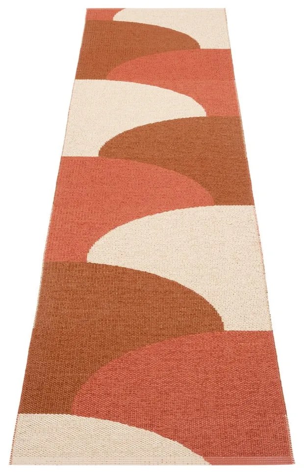 Téglavörös kültéri-beltéri futószőnyeg 70x270 cm Hill Brick Rust – Pappelina