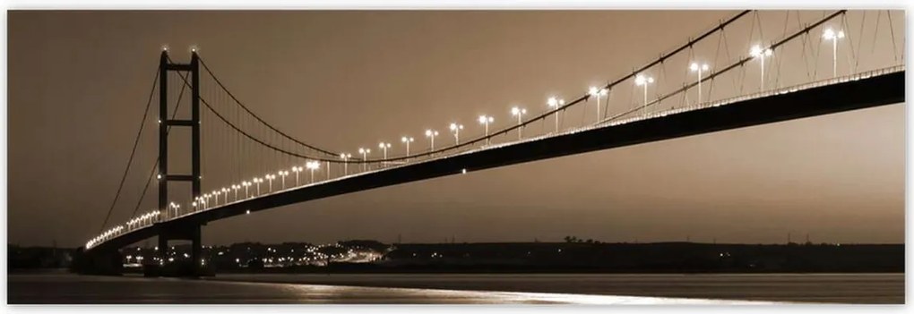 Poszterek 200x66 Szépia stílusú fotó híd
