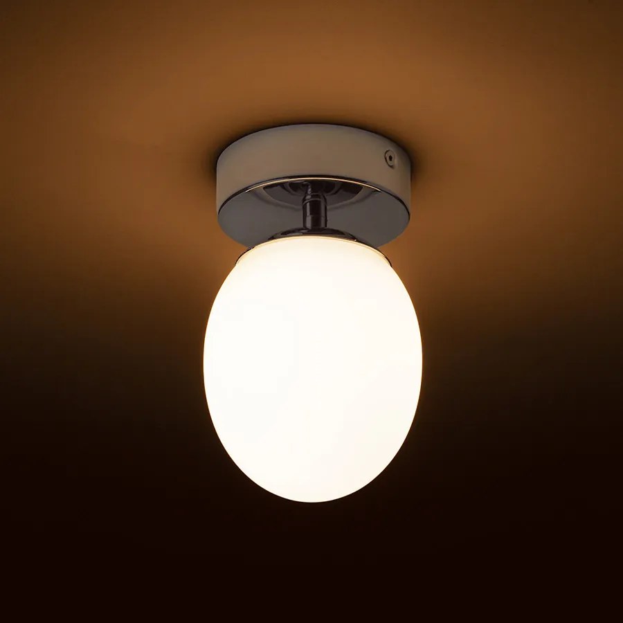RENDL MERINGUE 11 mennyezeti lámpa opálüveg/króm 230V LED G9 9W IP44