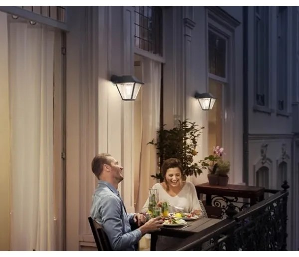 Philips - Kültéri fali lámpa ALPENGLOW 1xE27/60W/230V IP44