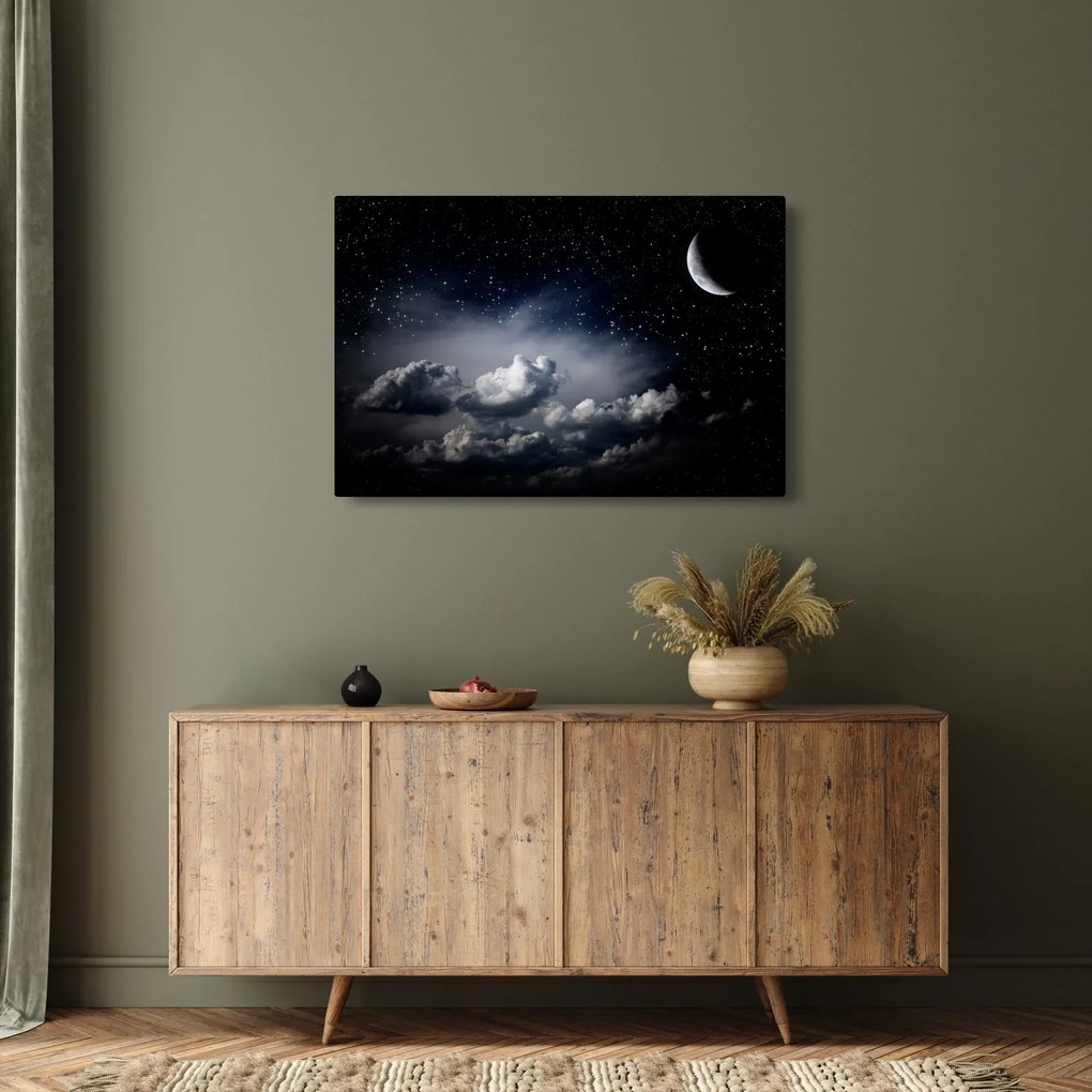 Kép - csillagos égbolt (90x60 cm)