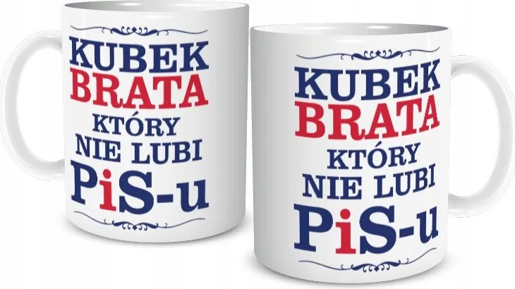 Anti-pis bögre Testvér, aki nem szereti a PIS-t