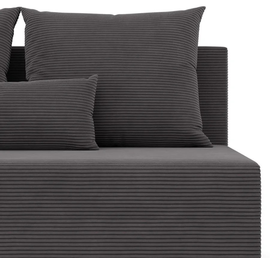 Nobu kanapé, kordbársony, szürke