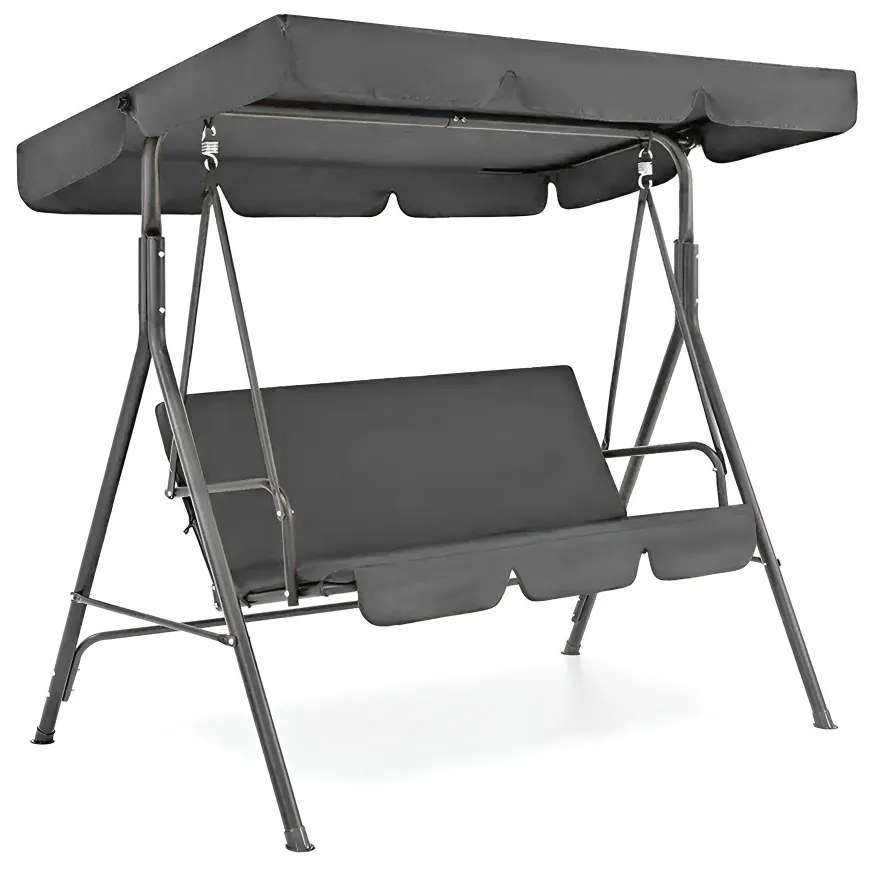 Serenita kerti hintaágy szürke