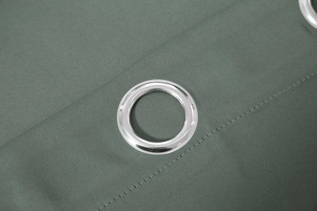 OXFORD szürkészöld függöny 140x270 cm Felfüggesztés: Hullámos sínszalag