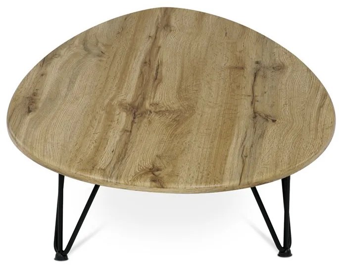 Dohányzóasztal 94 × 69 × 25 cm MDF vadtölgy AF-3013 OAK