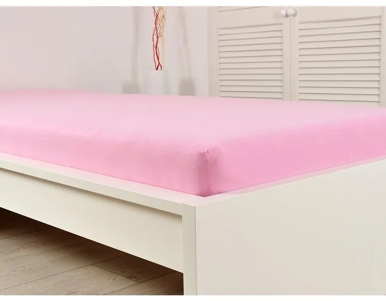 4Home Ideal jersey lepedő rózsaszín, 100 x 200 cm