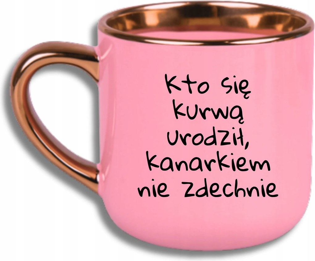 Bögre Rózsaszín Elegáns Nagy Vicces Ajándék Aki K***** Született