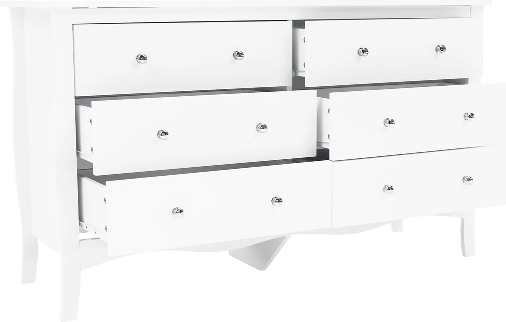 Komód, fehér, ETKIN