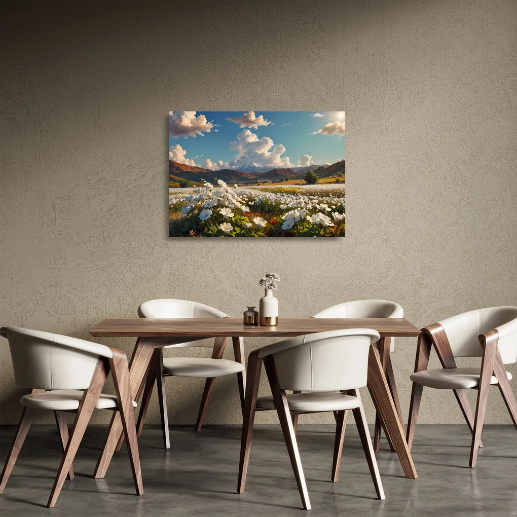 Üveg kép - Csendes táj (70x50 cm)