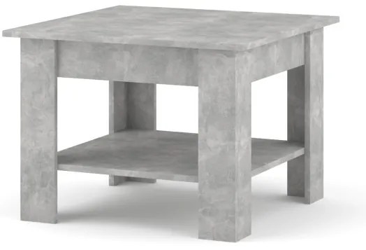 MINI dohányzóasztal világos beton árnyalatban