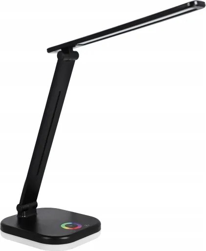 LED RGBW dimmelhető asztali lámpa vezeték nélküli töltéssel LED/7W/5V USB fekete