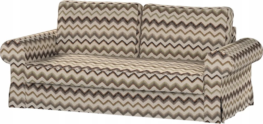 Backabro 3 személyes összecsukható kanapé huzat Ikea zöld