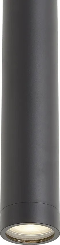 Design függőlámpa fekete GU10 50mm IP44 - Tuba