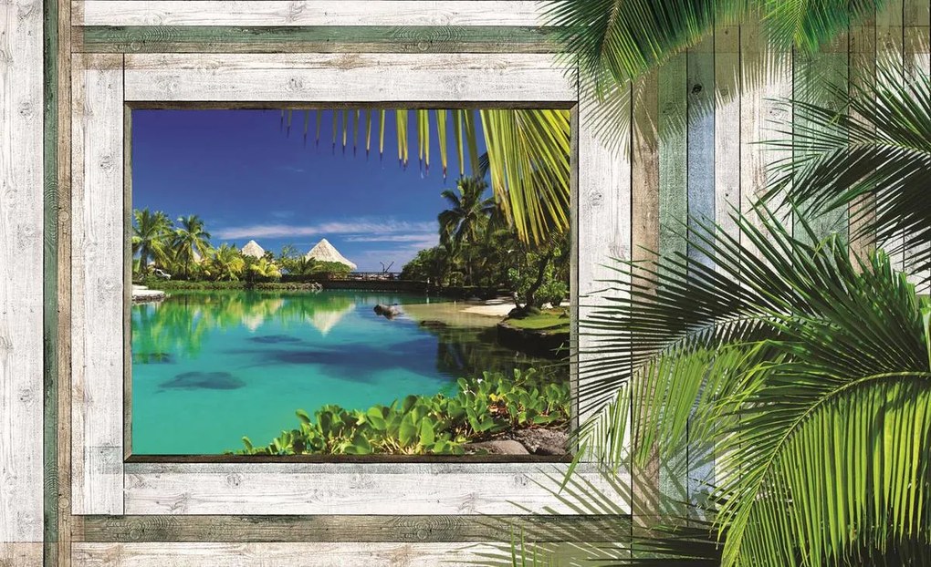 Fotótapéta - Strand, tenger, homok (152,5x104 cm)