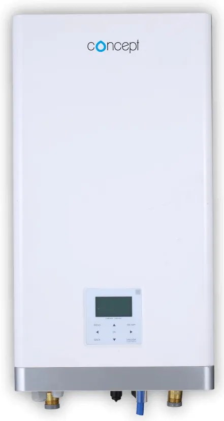 CONCEPT SPLIT levegő-víz hőszivattyú, beltéri, 3kW kieg. fűtés, 230V, 4-6kW-ig