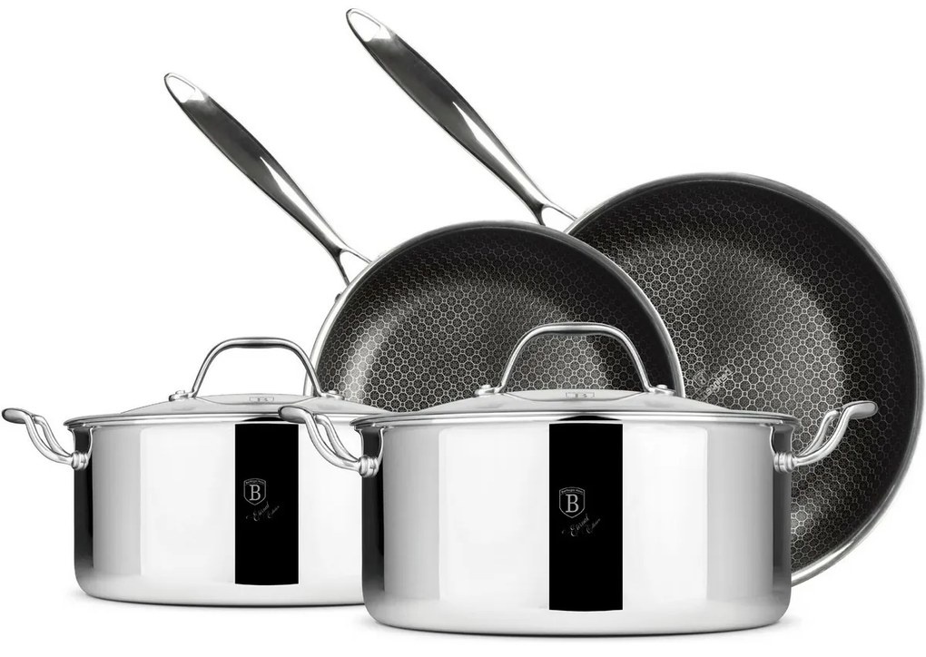 BerlingerHaus Eternal titánbevonatú edénykészlet, 6 db