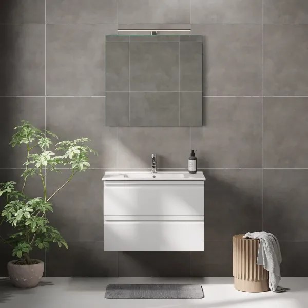 BATH DELUXE 01-080-01-58-00 - Fürdőszoba tükör NORDBORG 80x75 cm