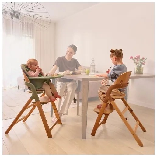 Lionelo - MEGAN 3 az 1-ben gyerek etetőszék, Green Wood