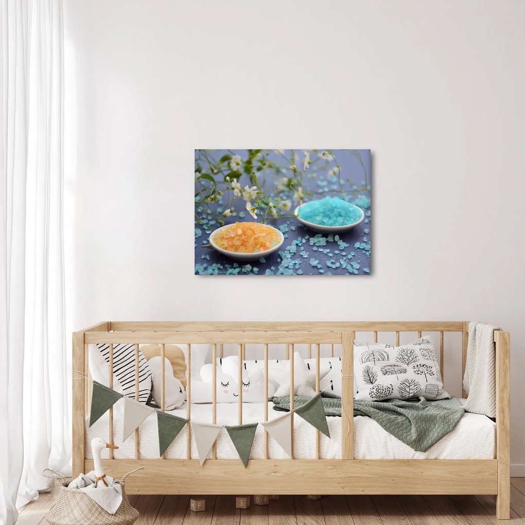 Színes tengeri só képe (70x50 cm)