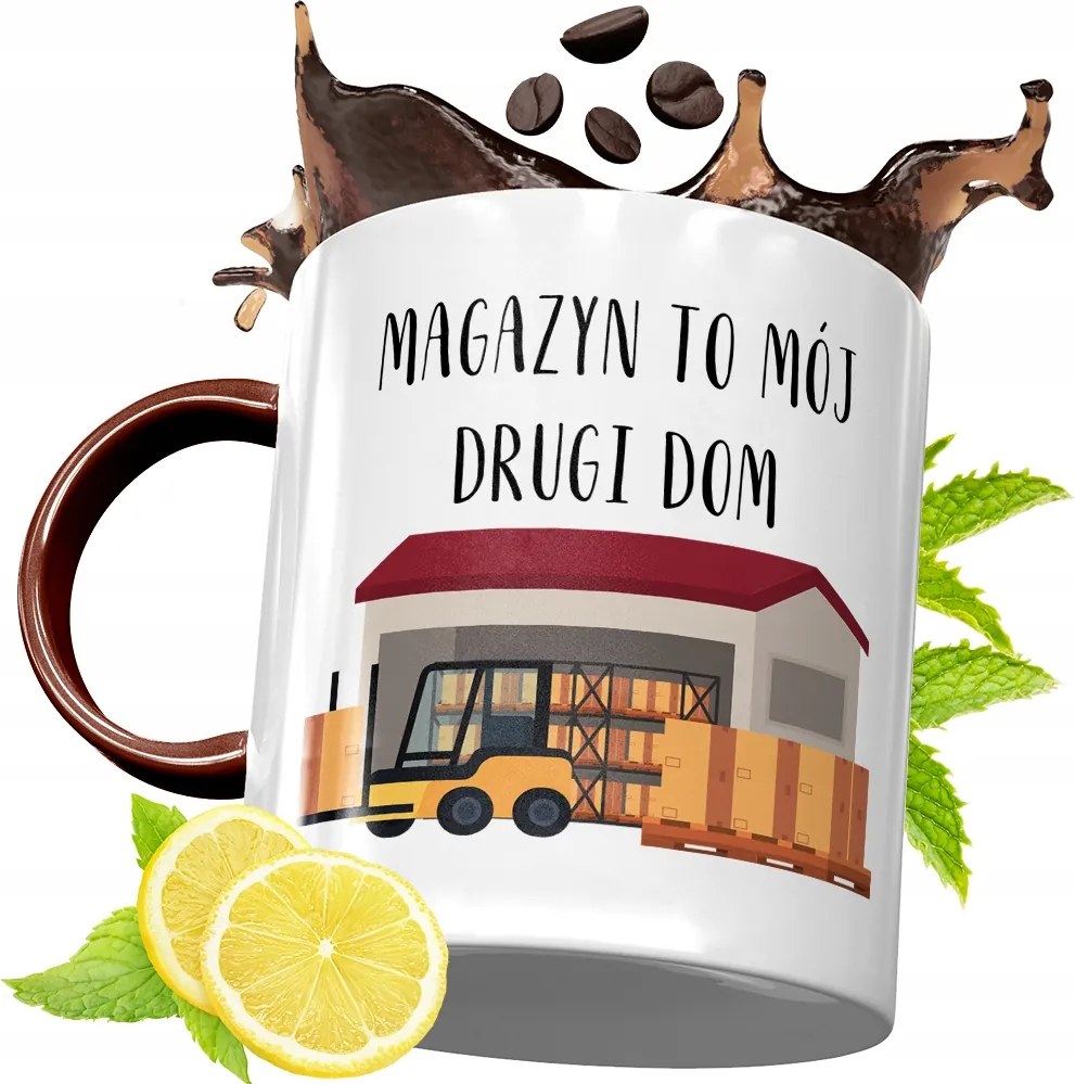 Bordó Bögre Raktárosnak Születésnapra Ajándék fényképes nyomattal