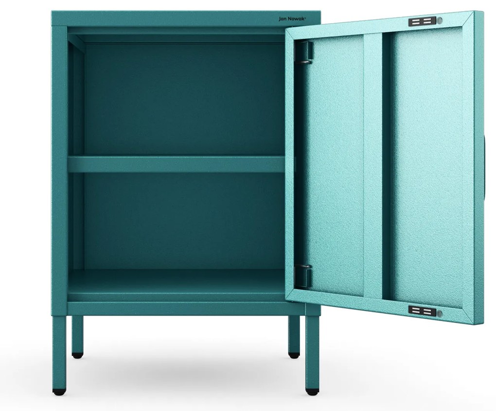 Éjjeliszekrény MIA, 424 x 595 x 400 mm, Modern: tengerszínű