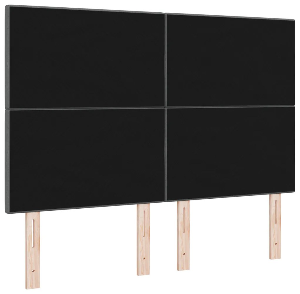 LED Fejtámla Sötét Szürke 80 cm Szövet
