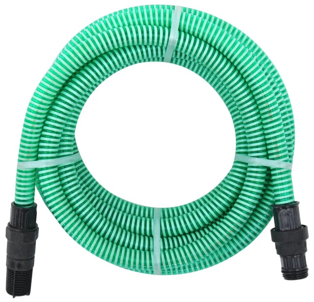 zöld PVC szívótömlő PVC csatlakozókkal 1 4 m&quot;