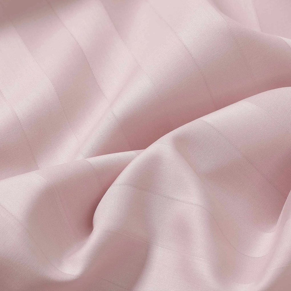 Goldea damaszt ágyneműhuzat - régi rózsaszínű csíkos 150 x 200 és 50 x 60 cm