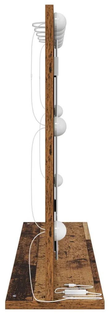 Toalett Tükör Öreg fa 80 x 55 x 18 cm Megmunkált fa és üveg
