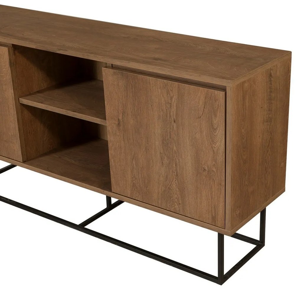 Tela Walnut and Black szekrény