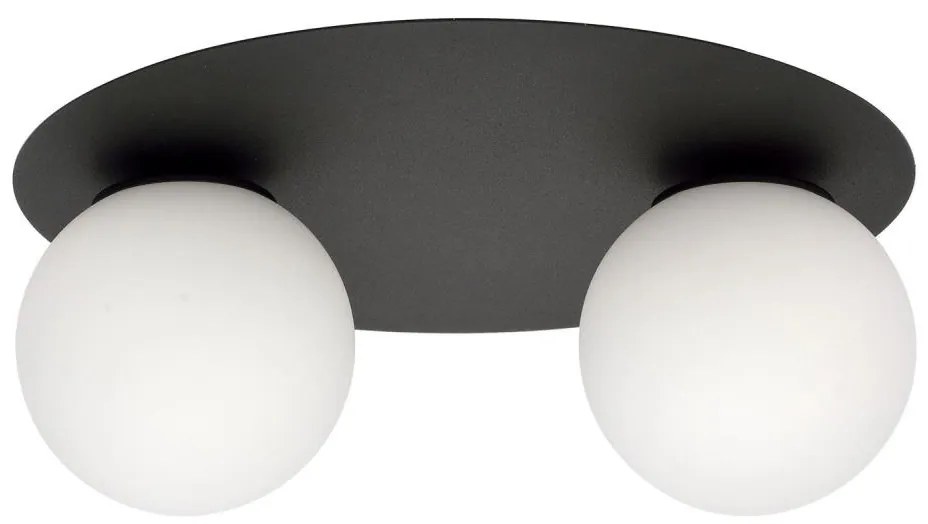 Mennyezeti lámpa SOLAR 2xE14/10W/230V fekete/fehér