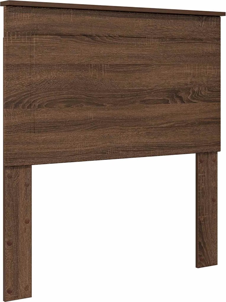 vidaXL Fejtámla Barna Tölgy 75 cm Faanyag