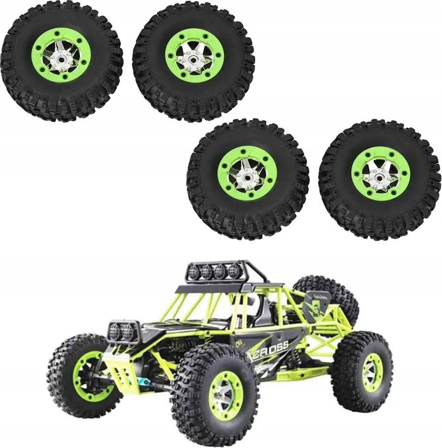 4 Db Rc Wltoys 12428 12423 1:12 Autógumi