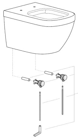 GROHE 39328000 - Falra szerelhető WC EURO CERAMIC 540 × 374 mm kerámia/fehér