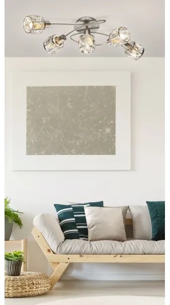 Globo 54356-5 - Csillár KRIS 5xE14/40W/230V