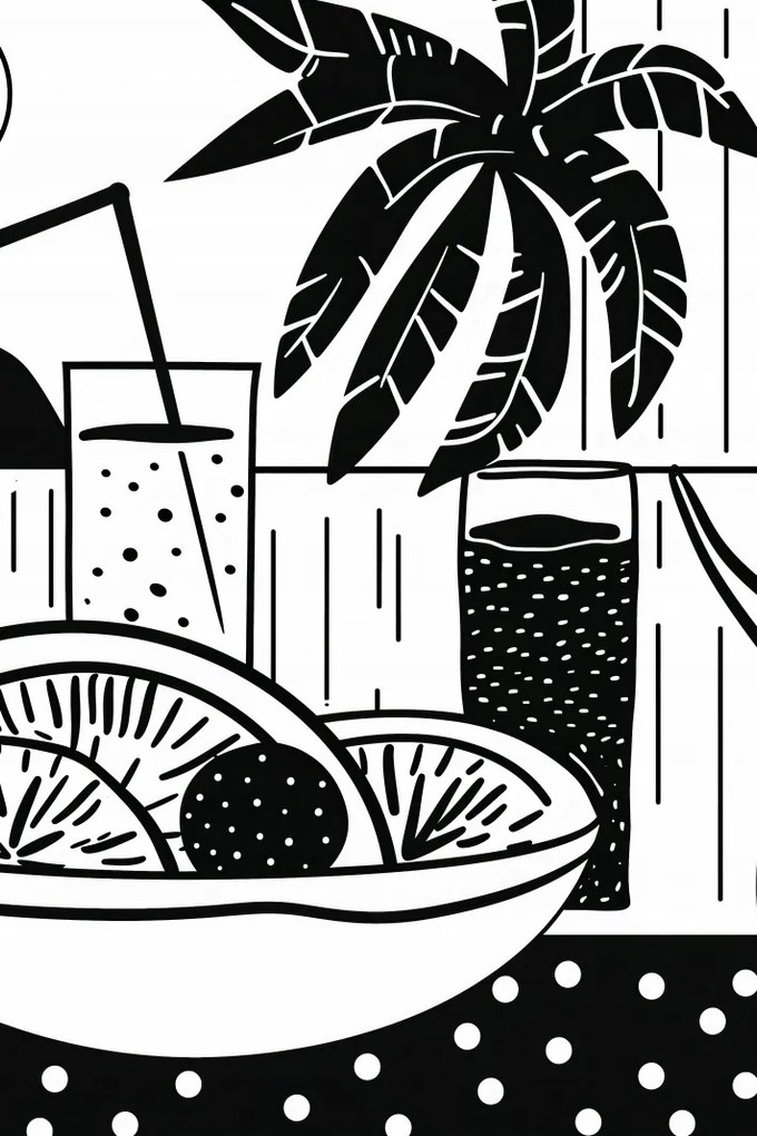 Poszter 20x30cm Trópusi játék