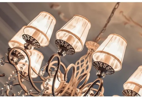 Maytoni ARM247-10-G - Csillár láncon GRACE 10xE14/40W/230V