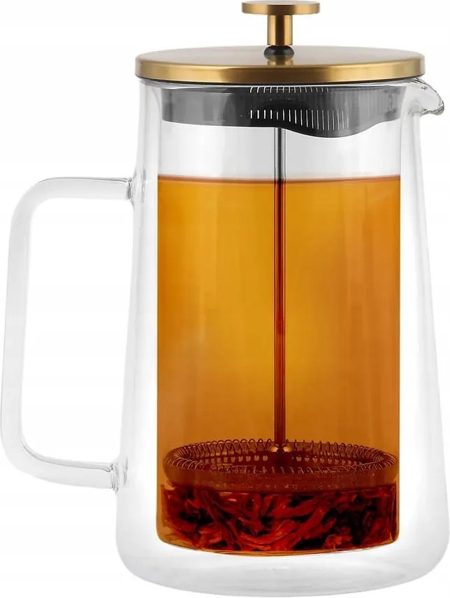 Üveg teafőző Arany matt 1 L Vialli Design