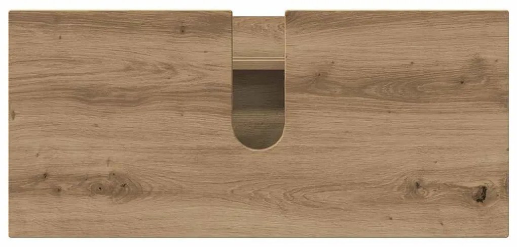 Fürdőszoba bútor szett 3 pcs kézműves tölgy 76.5 x 35 x 64 cm