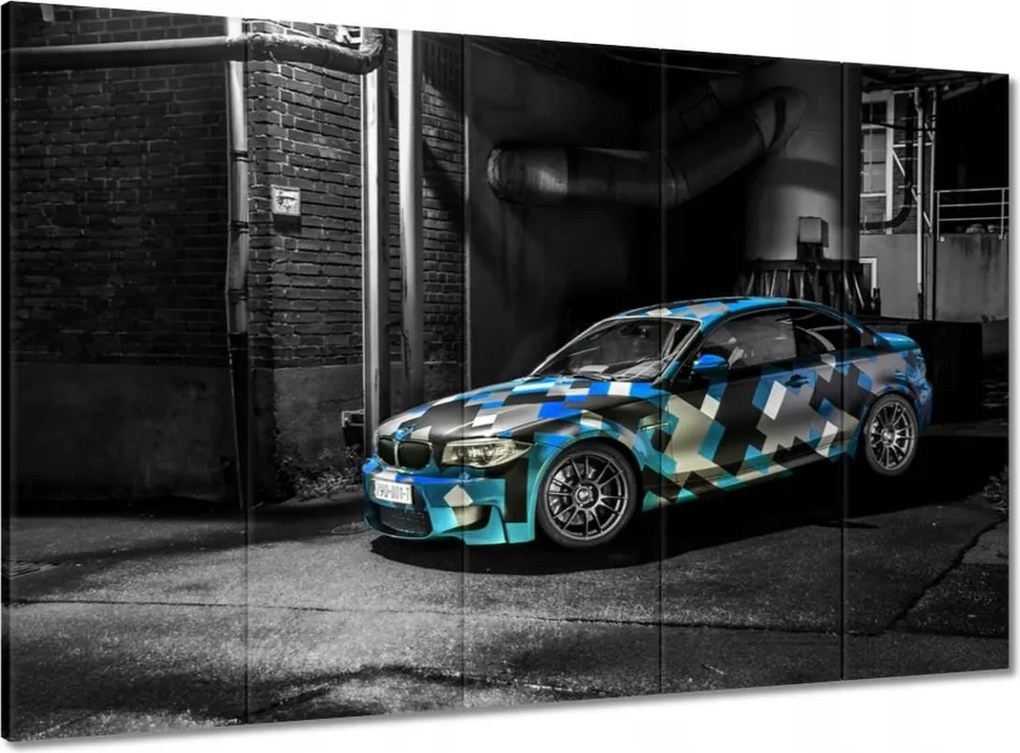 Vászonkép 100x70 Türkiz Bmw