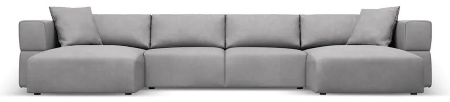 Világosszürke sarokkanapé ("U" alakú) Esther – Milo Casa