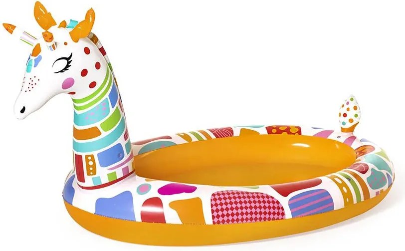 BESTWAY SPRICCELŐ ZSIRÁF GYEREKMEDENCE 266 cm x 157 cm x 127 cm