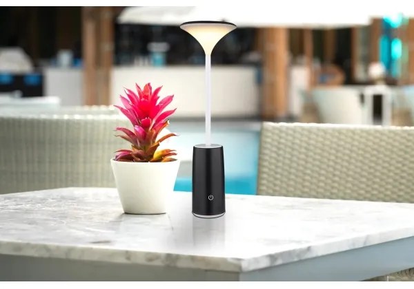 Globo 21020B - LED Dimmelhető asztali lámpa QUIRIN LED/1,2W/3,7V 3000K fekete