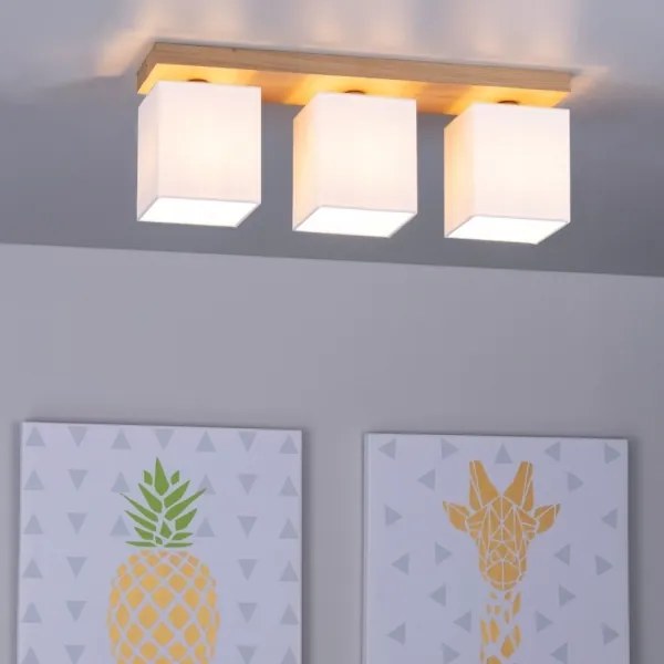 Spot-Light 2284374 - Mennyezeti lámpa INGER 3xE27/25W/230V