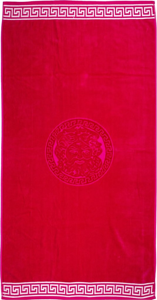 POSEIDON Strandtörölköző magenta 165x90cm
