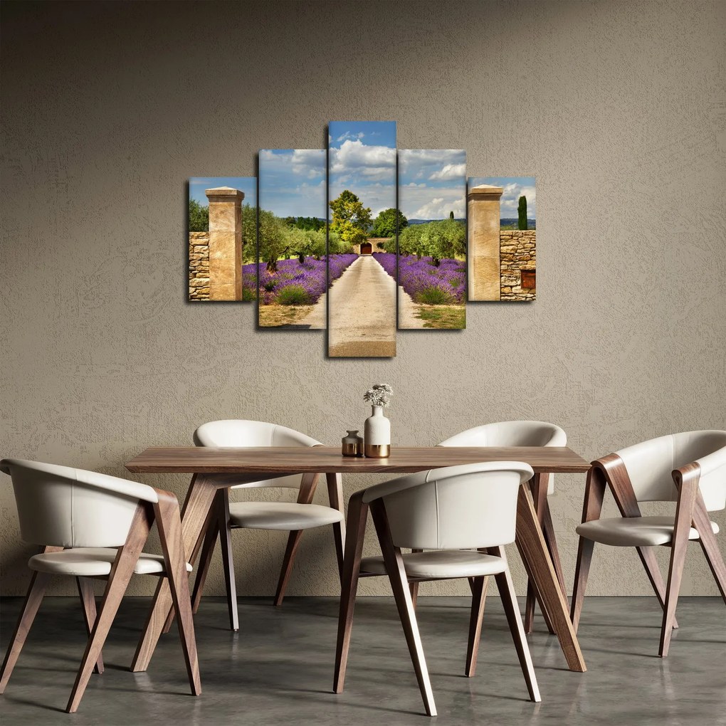 Kép - Levendula ösvények (150x105 cm)